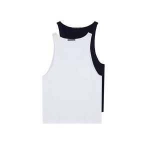 NWT Trendyol Men Regular fit Crew neck Woven Singlet